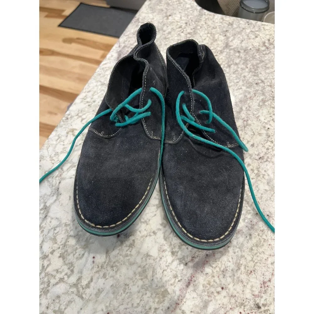 Cole Haan Black Suede Chukka‎ Boots - Size 9.5